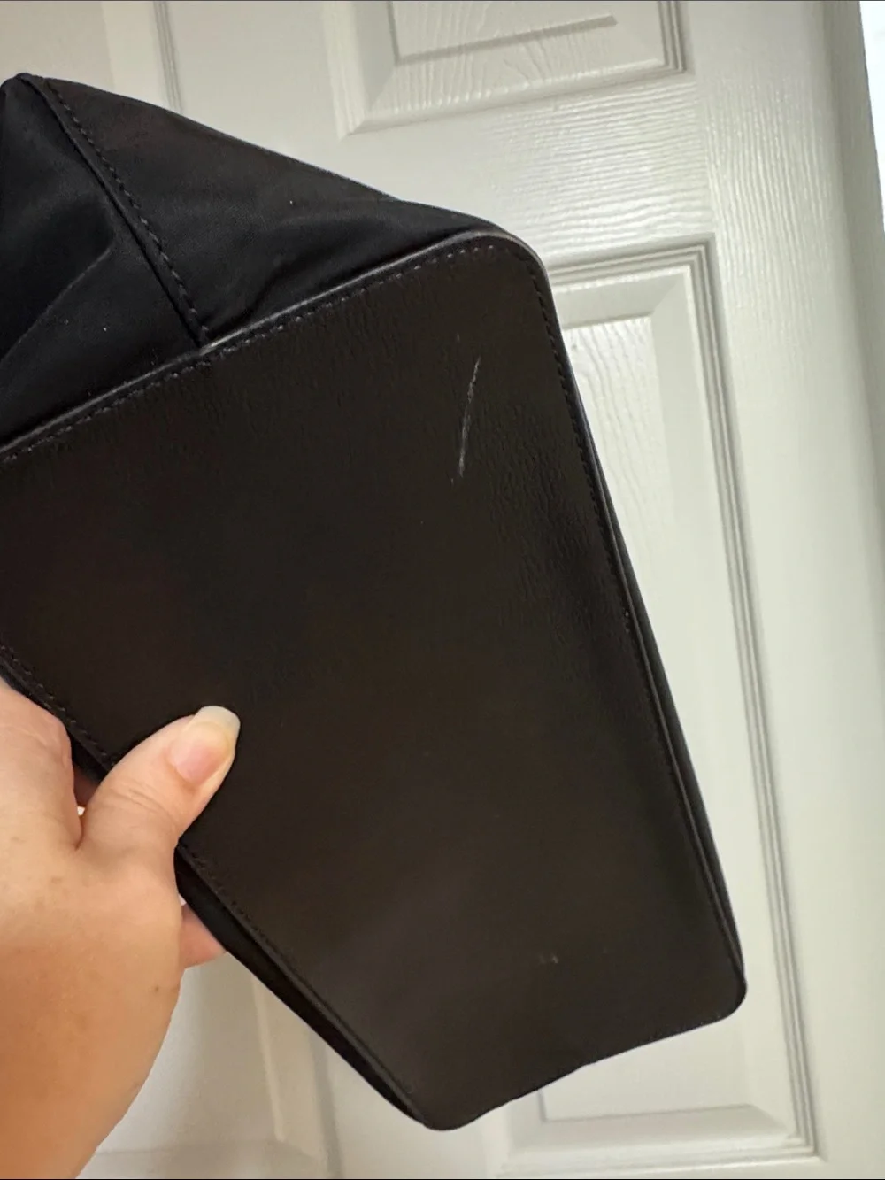 kate spade Black Nylon Tote with Leather Handles